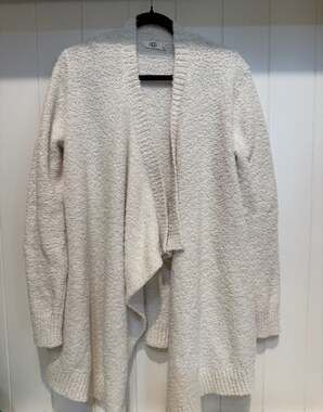 UGG Phoebe Wrap Drape Fluffy Sweater Knit Cardigan